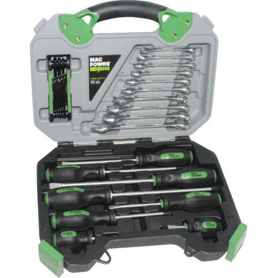 Mala de Ferramentas, 26Un, CRV  ref 66362 MAC POWER