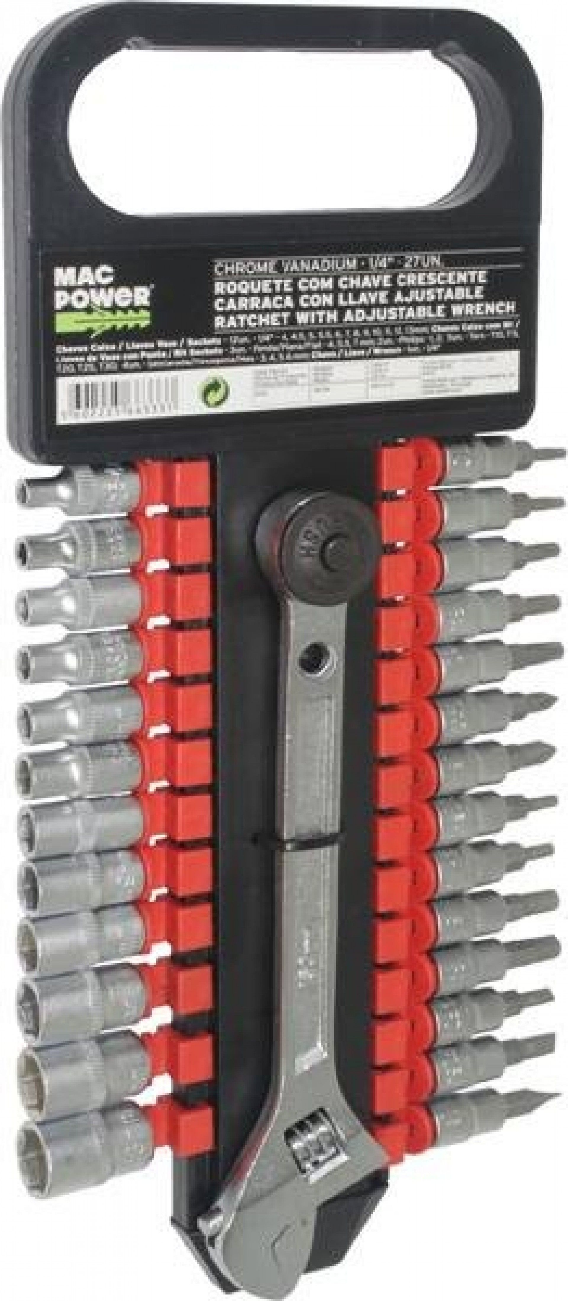 Roquete Com Chave Crescente 27un 1/4" refª 66333 MADER