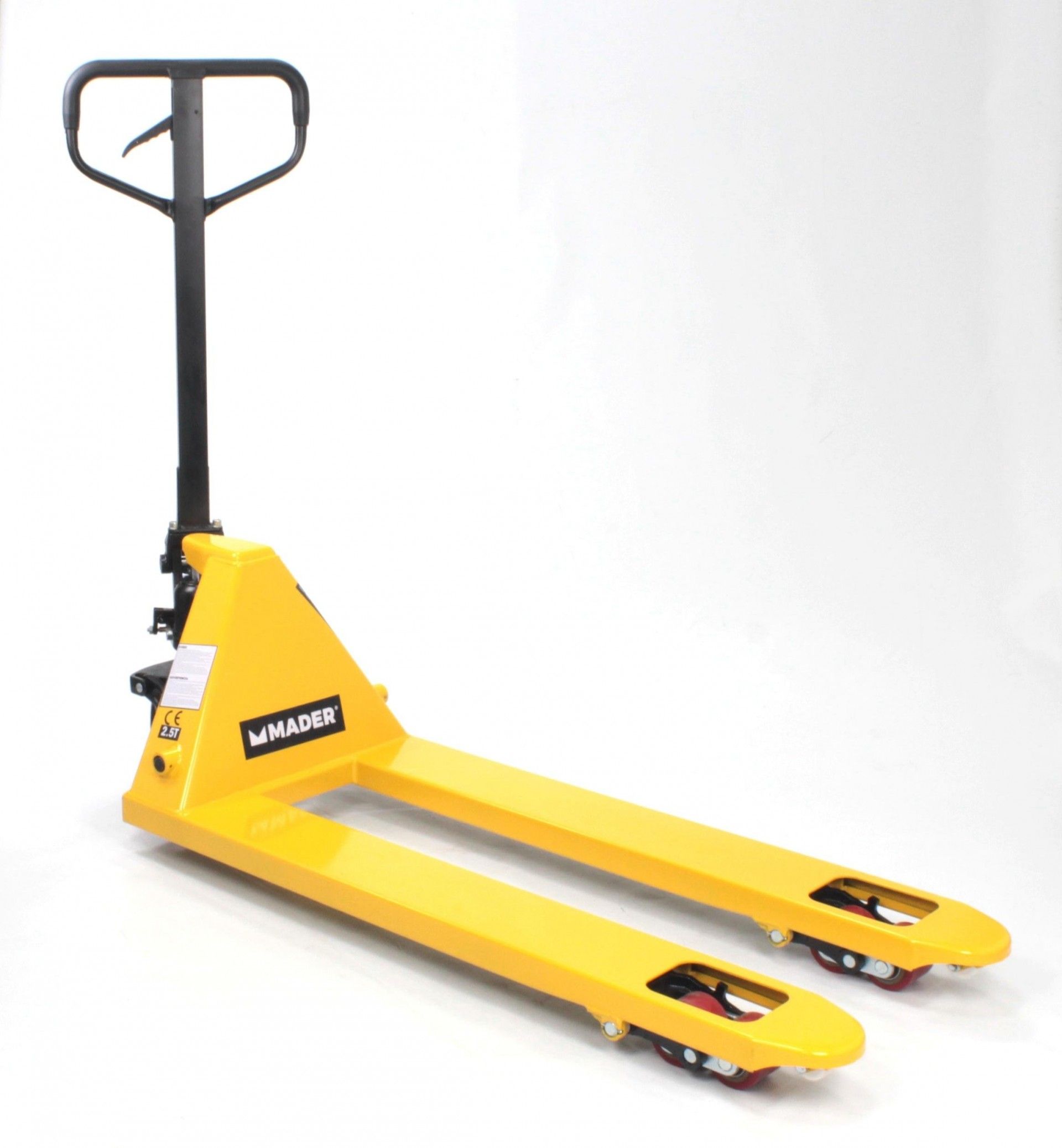 Porta-Paletes Hidráulico, 2.5T, PU, 540x1150mm refª 65248 MADER