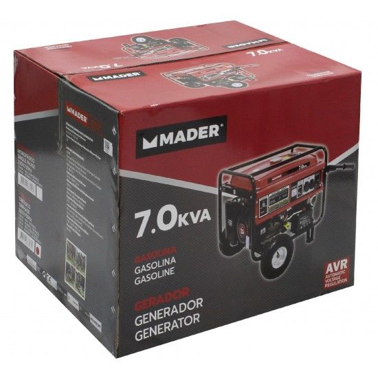 Gerador Monofsico, AVR, 7.0Kva, 15L ref 63602 MADER