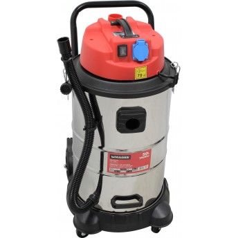 Aspirador P/Lquidos, INOX, 1400W, 50L ref 63353 MADER