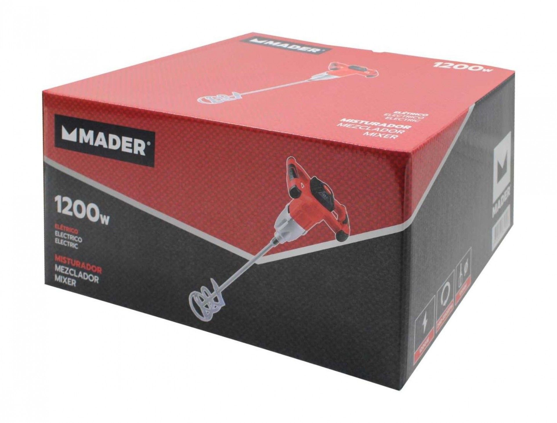 Misturador Elétrico, 1200W, 850RPM refª 63180 MADER