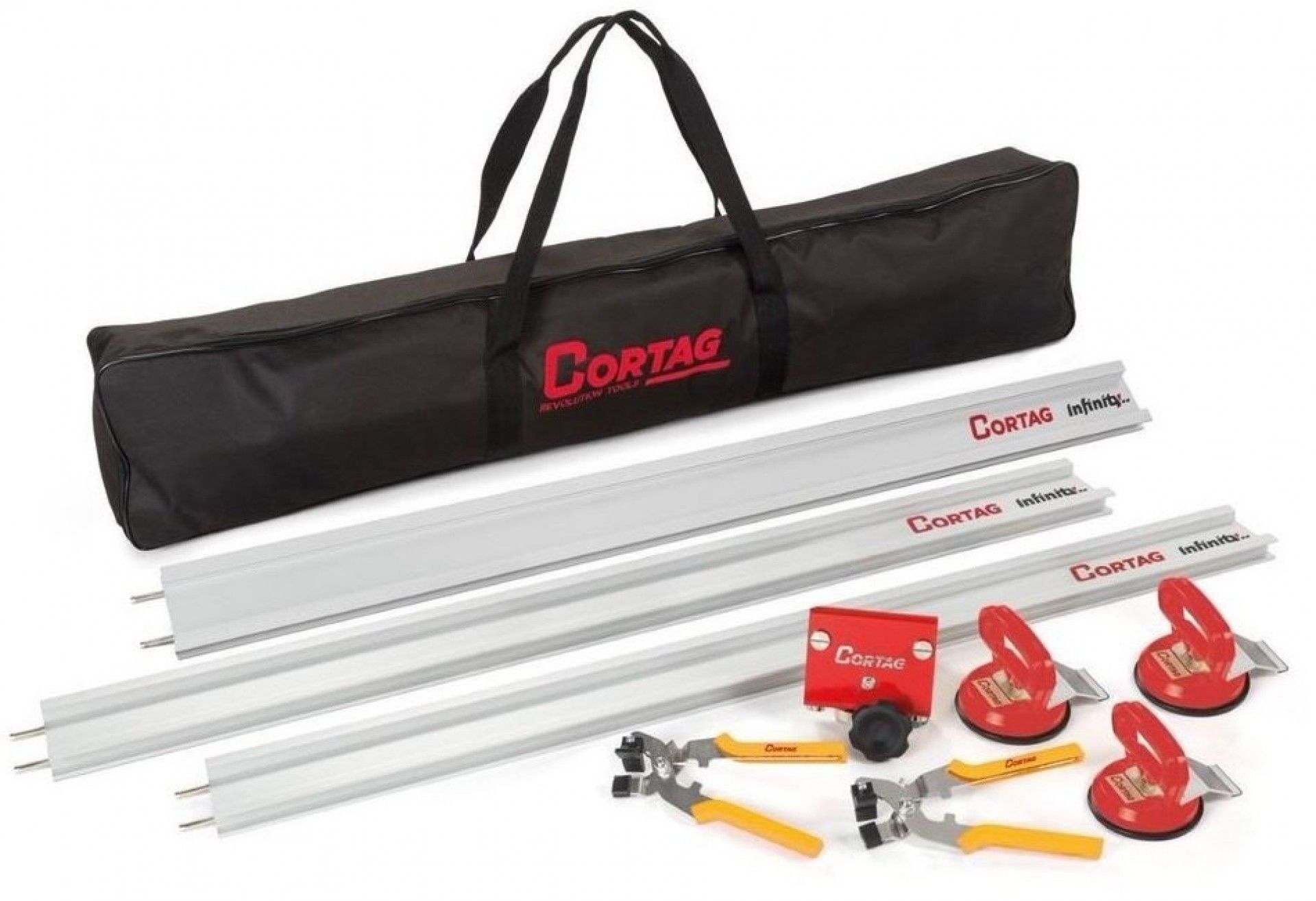 Kit corte p/grandes formatos Infinity 9pç refª 61643 Cortag