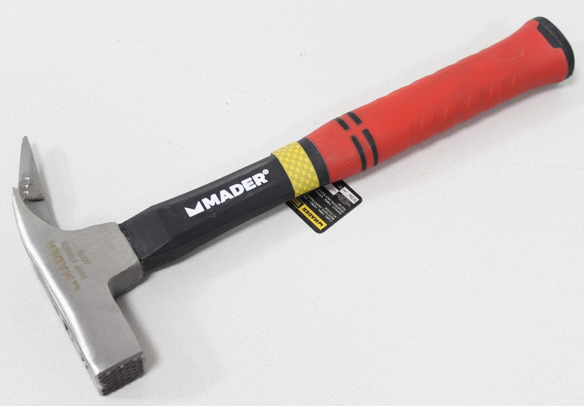 Martelo de Cofragem com Cabo Fibra Vidro + TPR 600G refª 61430 MADER