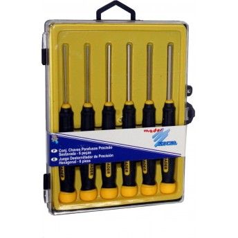 Chave Parafusos de Precis�o, Sextavada, 6Un ref� 58042 MADER