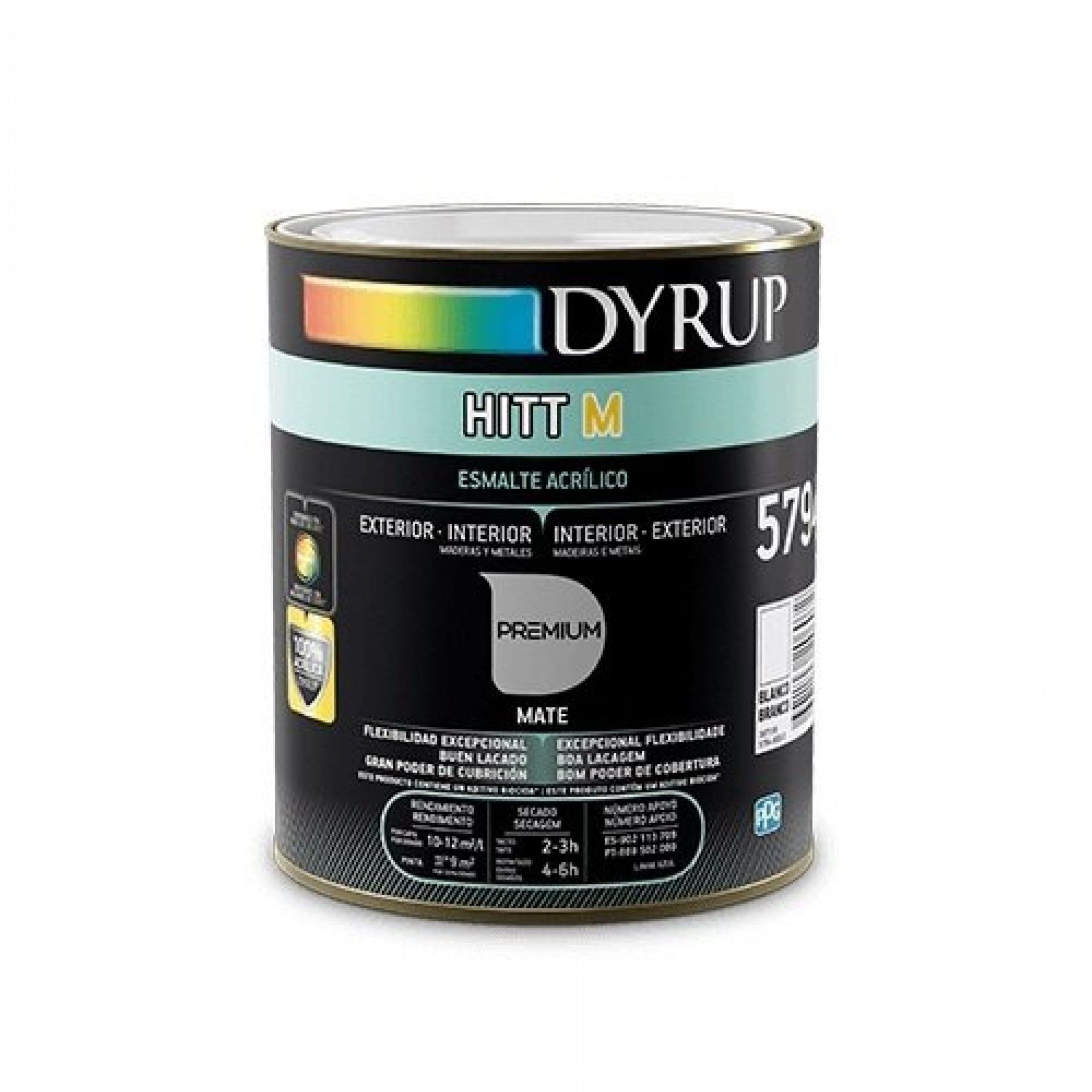 ESMALTE ACRILICO HITT MATE BRANCO 15L REF 5794 DYRUP