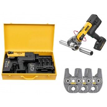 Kit prensadora Akku-Press 22v ACC-Aktion + 3Tenazes (U20, U25, U32) ref 576X03 R220 Rems