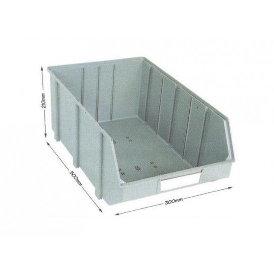 Caixa stock 500x300x210 Mod.D cinza ref 5750104 SUC