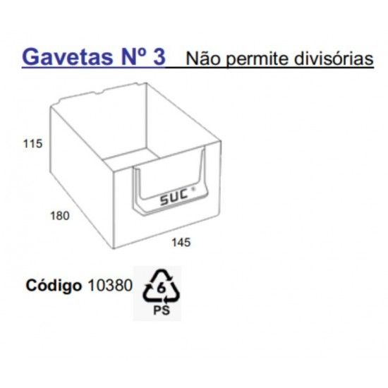 ESTANTE 2 GAVETAS N3 SUC