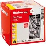 Bucha 8mm SX Plus  (100uni) ref 568008 Fischer