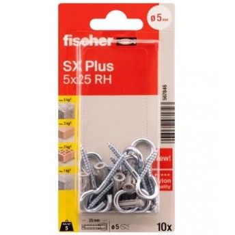 Bucha 5mm SX Plus + camaro aberto (10uni) ref 567846 Fischer