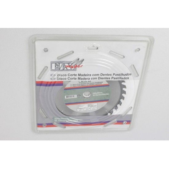 Disco Corte Madeira Pastilhado-MFX-200X20X32D refª 56128 MADER Disco Corte Madeira Pastilhado-MFX-200X20X32D refª 56128 MADER