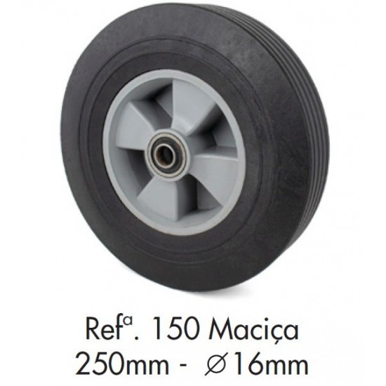 Roda maciça 250x16 refª. 150 Roda maciça 250x16 refª. 150