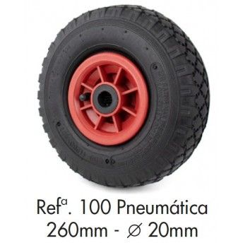 Roda pneumtica 260x20mm ref. 100