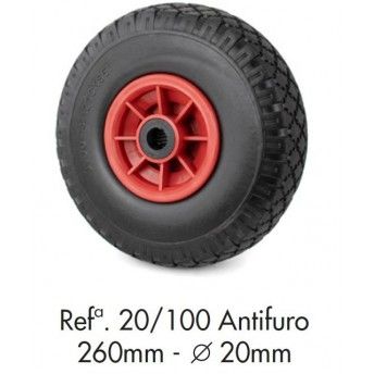 Roda Antifuro 260x20mm ref. 20/100