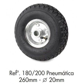 Roda pneumtica 260x20mm ref. 180/200