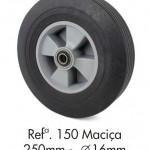 Roda maciça 250x16 refª. 150 Roda maciça 250x16 refª. 150