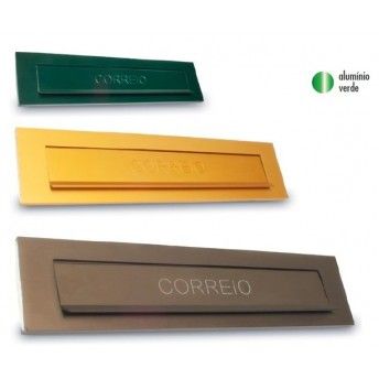 ENTRADA CORREIO 481X34 ALUMINIO VERDE