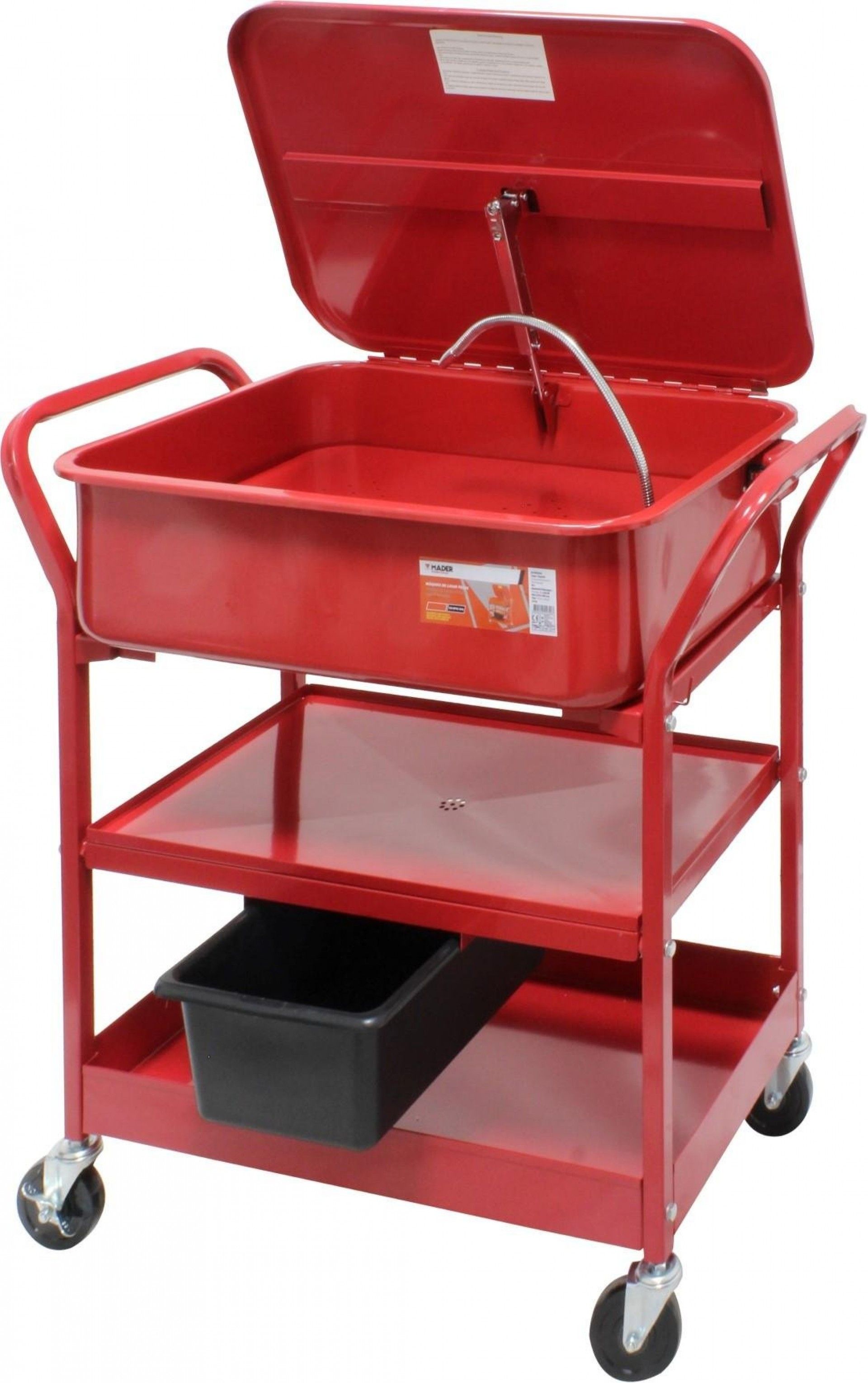 Máquina de Lavar Peças, 60L, suporte com rodas refª 55320 MADER