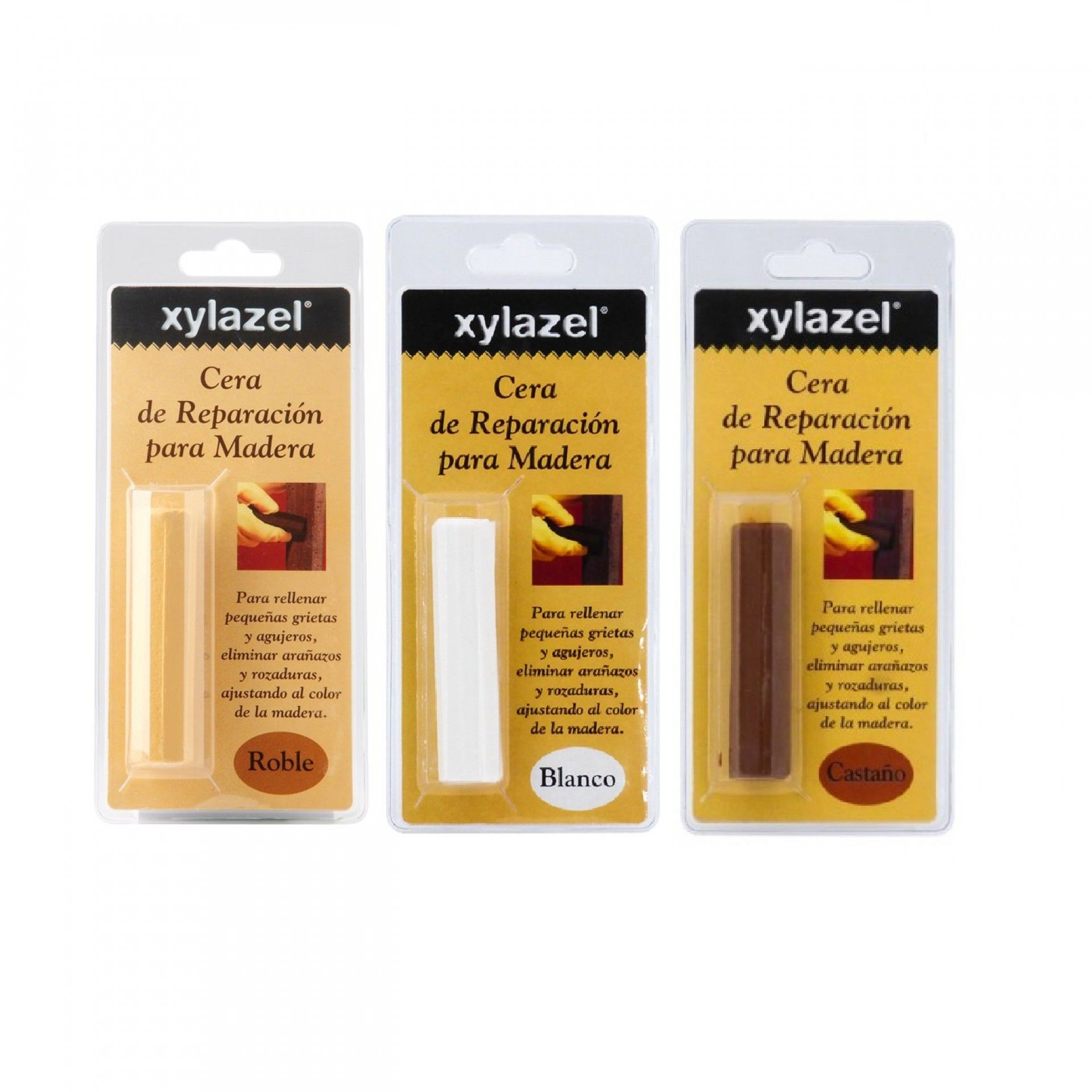 BARRA DE CERA REPARAÇÃO P/MADEIRA BRANCA refª 5396210 XYLAZEL