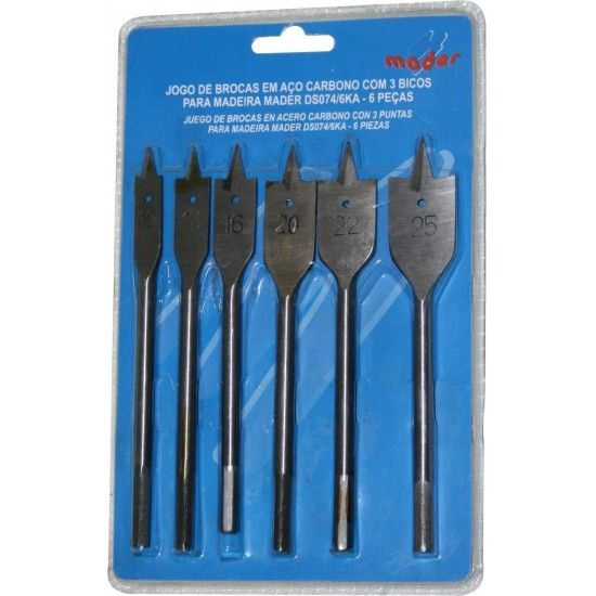 Broca Pua, para Madeira, 6Un ref� 52370 MADER