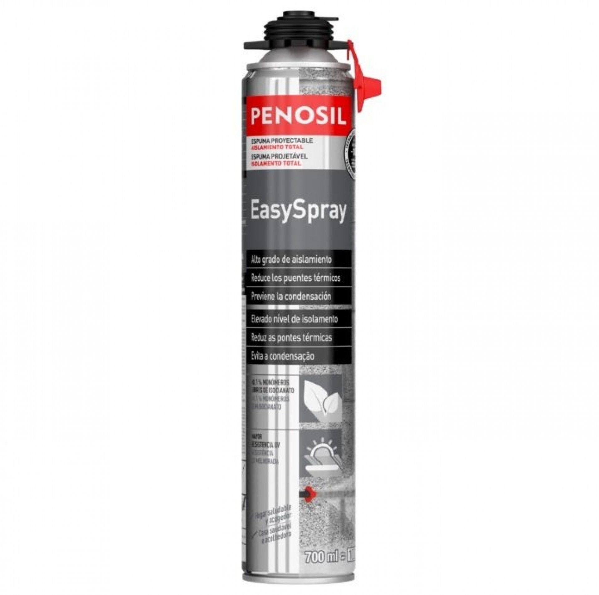 ESPUMA PROJETAVEL BRANCA EASYSPRAY 700ML PISTOLA PENOSIL