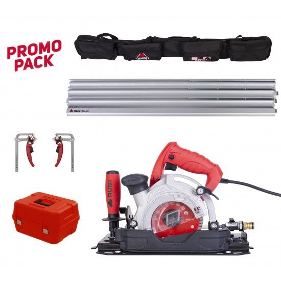 KIT SERRA CIRCULAR TC-125 (50953) + GUIAS SLIM SYSTEM (51979) RUBI