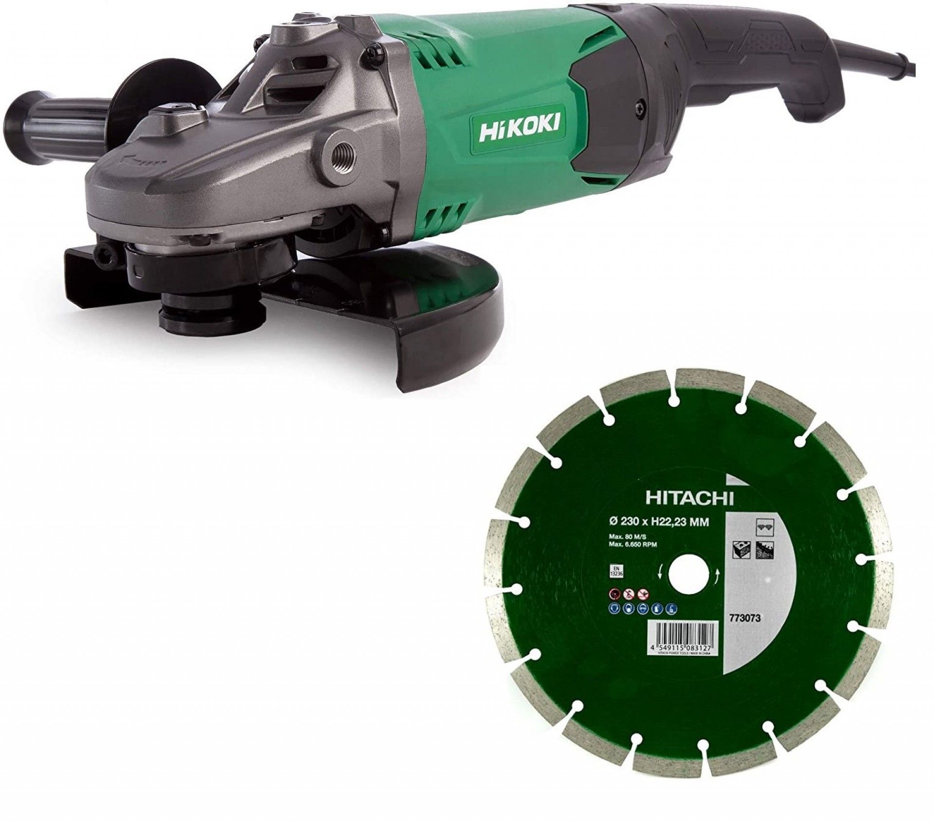 REBARBADORA G23SW2W7Z 230MM + DISCO HIKOKI