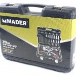 Mala de Ferramenta , 215Un, 1/4" - 3/8" - 1/2" ref 51061 MADER
