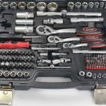 Mala de Ferramenta , 215Un, 1/4" - 3/8" - 1/2" ref 51061 MADER