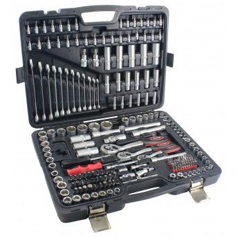 Mala de Ferramenta , 215Un, 1/4" - 3/8" - 1/2" ref 51061 MADER