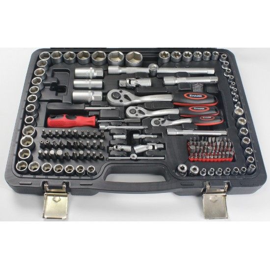 Mala de Ferramenta , 215Un, 1/4" - 3/8" - 1/2" ref 51061 MADER