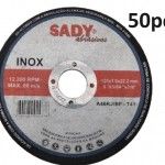 Disco corte inox 125x1.0mm (50p) Sady