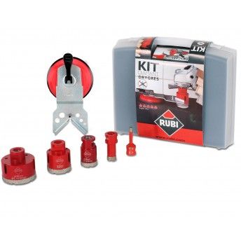 Kit 5 brocas diamantadas corte seco ref� 50936 RUBI
