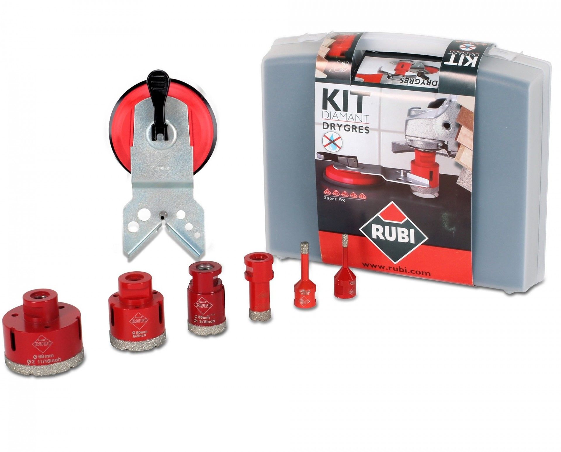 KIT 6 BROCAS DRYGRES REF 50996 RUBI