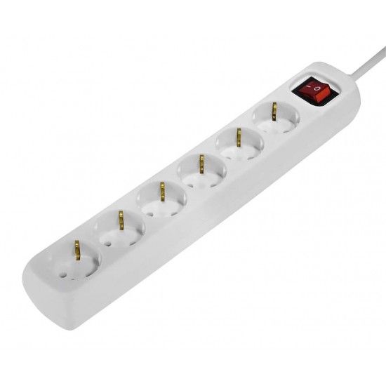 Extenso 1.5m 6 tomadas c/interruptor