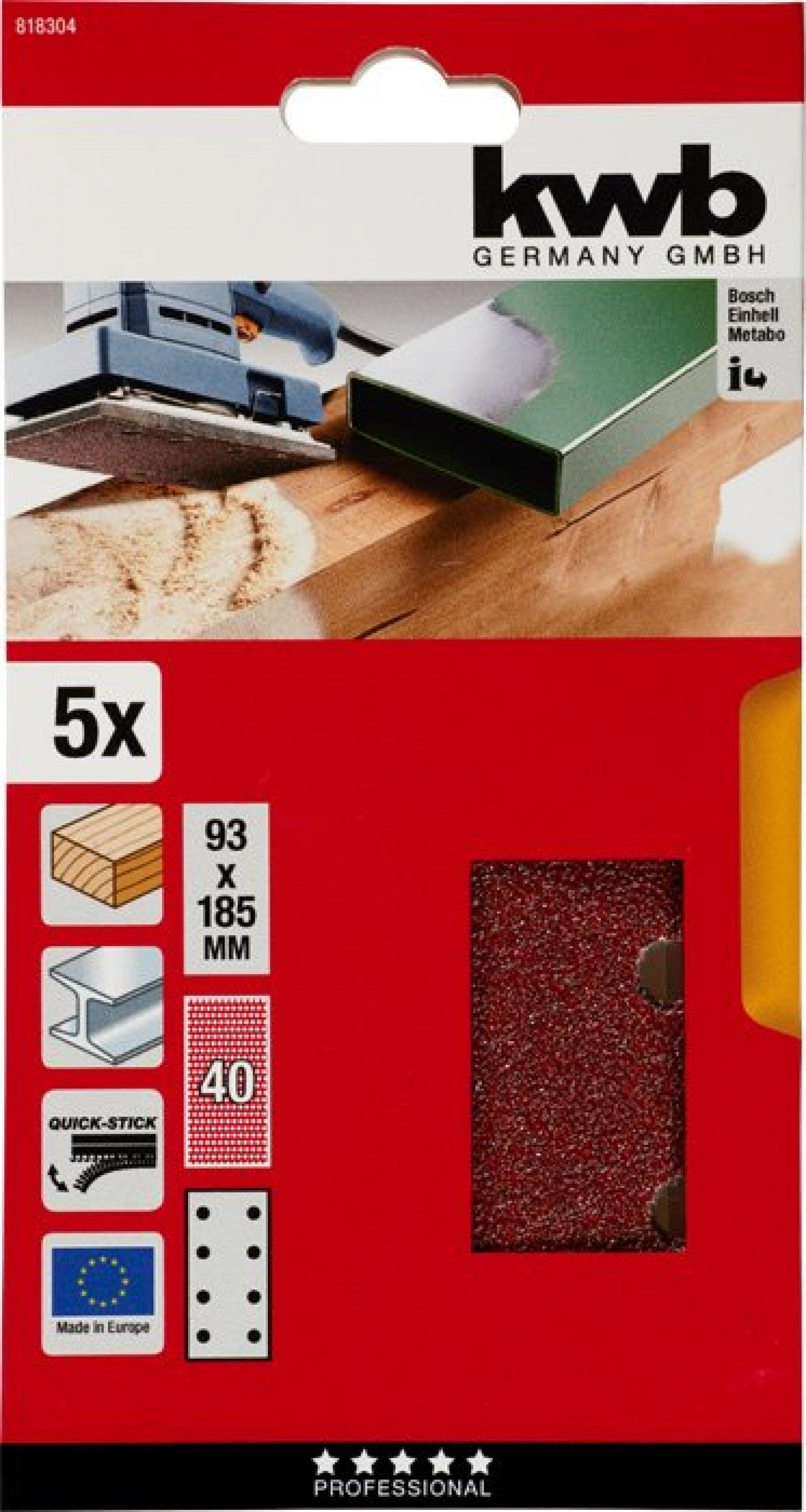 LIXAS RETANGULARES 93x185 GR120 REF 49818312 KWB