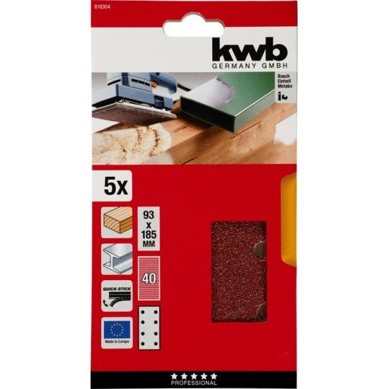 LIXAS RETANGULARES 93x185 GR120 REF 49818312 KWB
