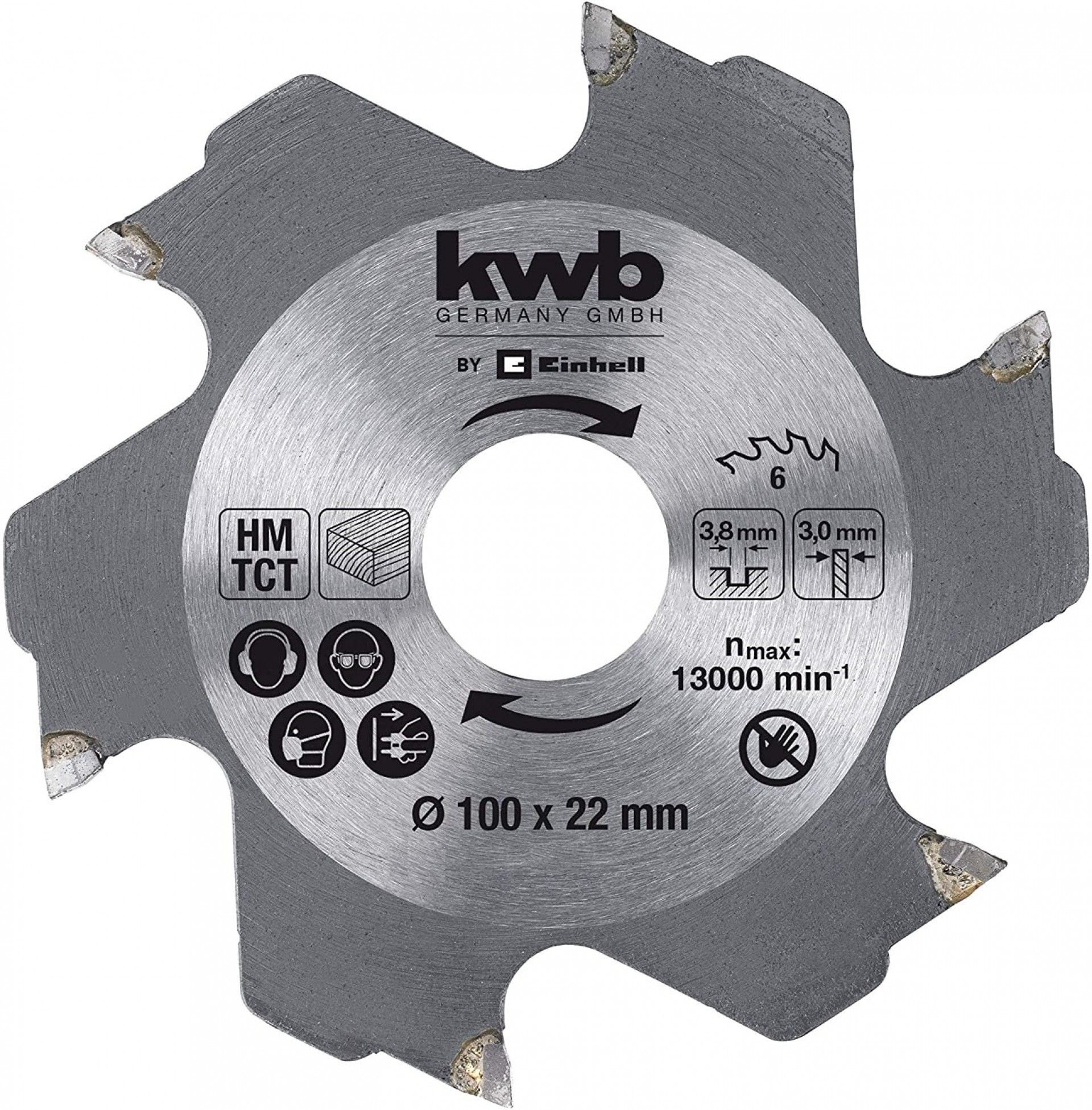 DISCO P/RANHURADORA 100x22mm REF 49758941 KWB