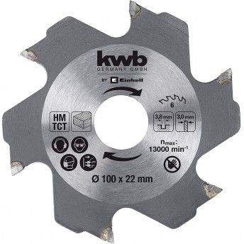 DISCO P/RANHURADORA 100x22mm REF 49758941 KWB