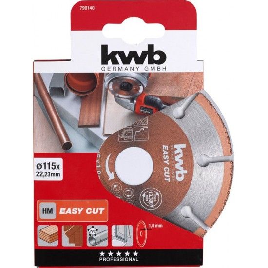 DISCO CORTE 115mm EASY CUT HM MULTI-MATERIAL REF 49790140 KWB
