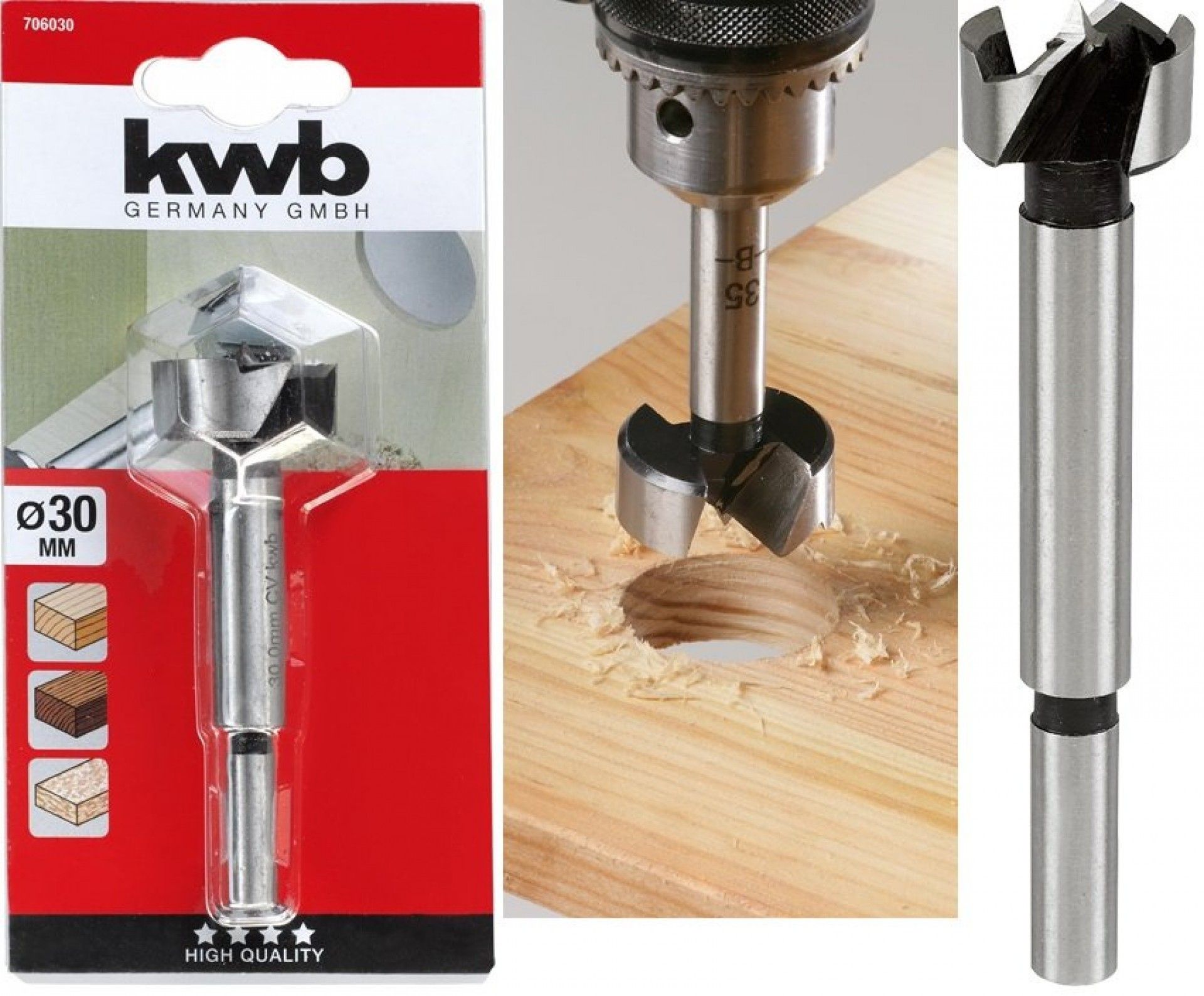 FRESA 30mm P/DOBRADIÇA COPO REF 706030 KWB