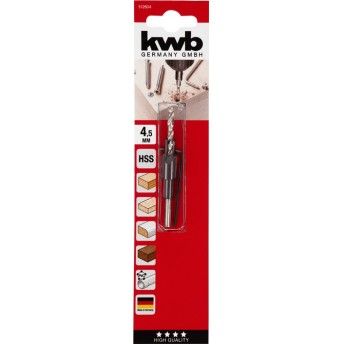 BROCA MADEIRA 4.5mm C/ESCARIADOR REF 49512604 KWB