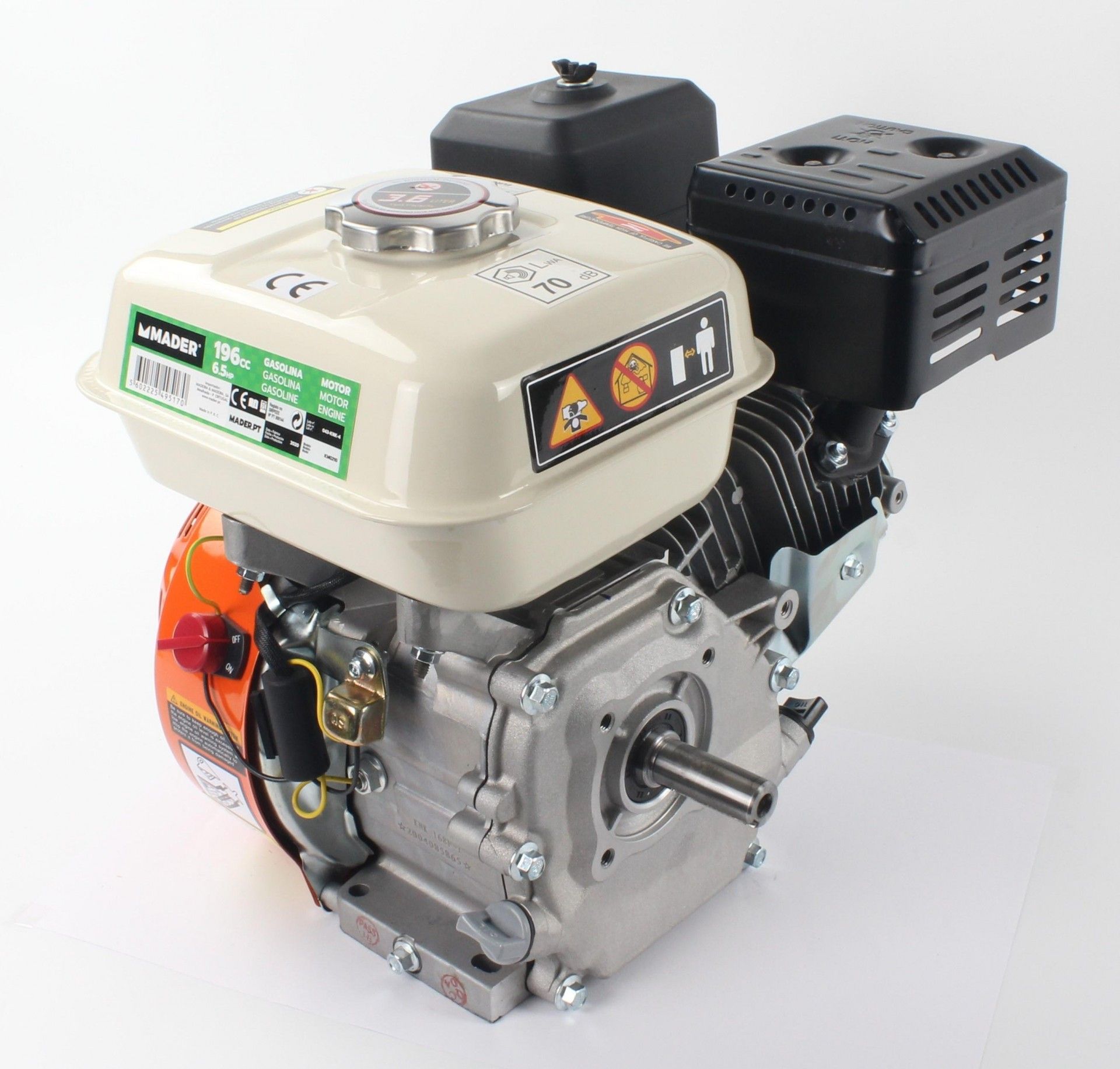Motor Gasolina, 6.5HP, 196CC refª 49517 MADER