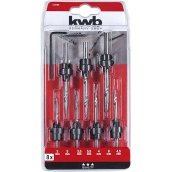 Kit escariadores 3-6mm 8p REF 49513190 KWB