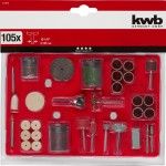KIT ACESSÓRIOS MINI 105PÇ REF 49510900 KWB KIT ACESSÓRIOS MINI 105PÇ REF 49510900 KWB