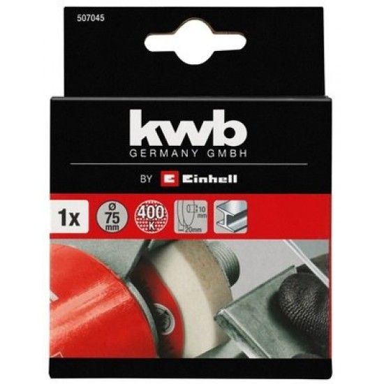 Disco polimento 75x12x20mm GR400 REF 49507045 KWB
