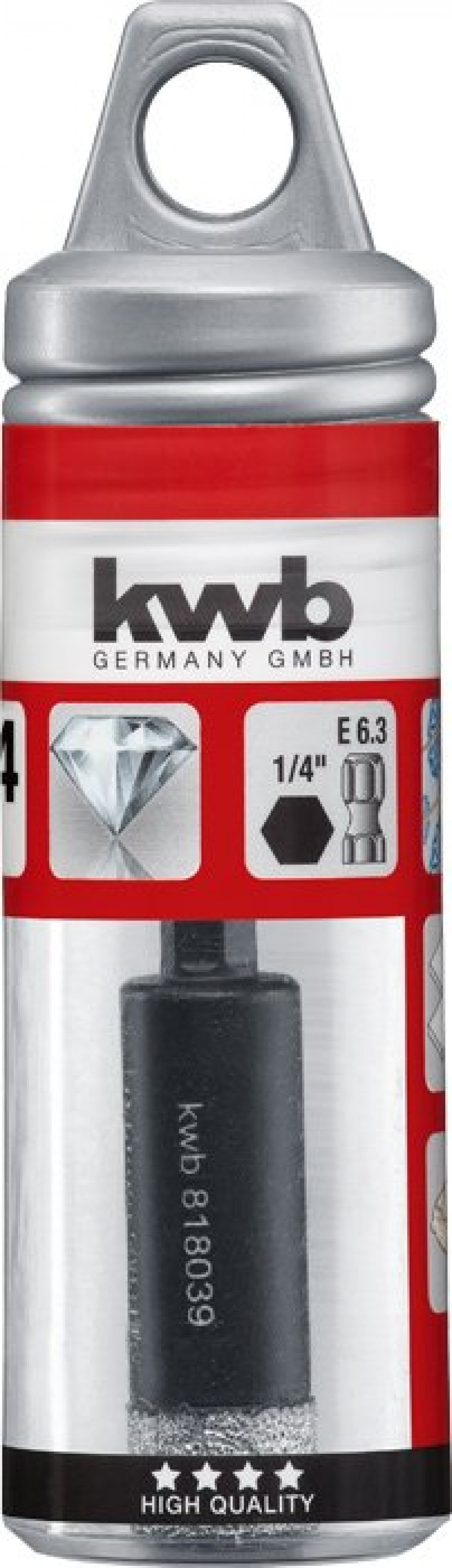 BROCA DIAMANTADA 6MM REF 49500306 KWB