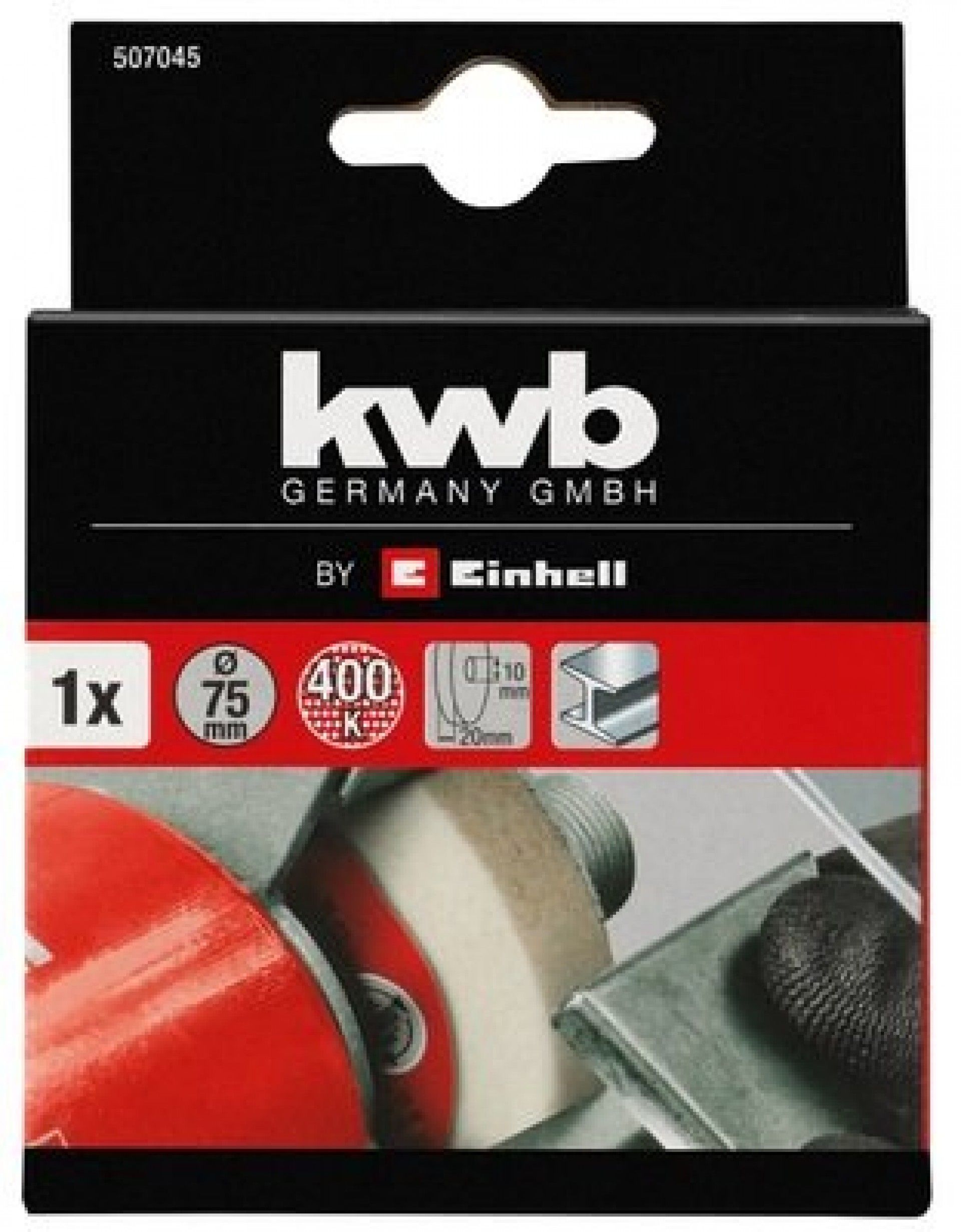 Disco polimento 75x12x20mm GR400 REF 49507045 KWB