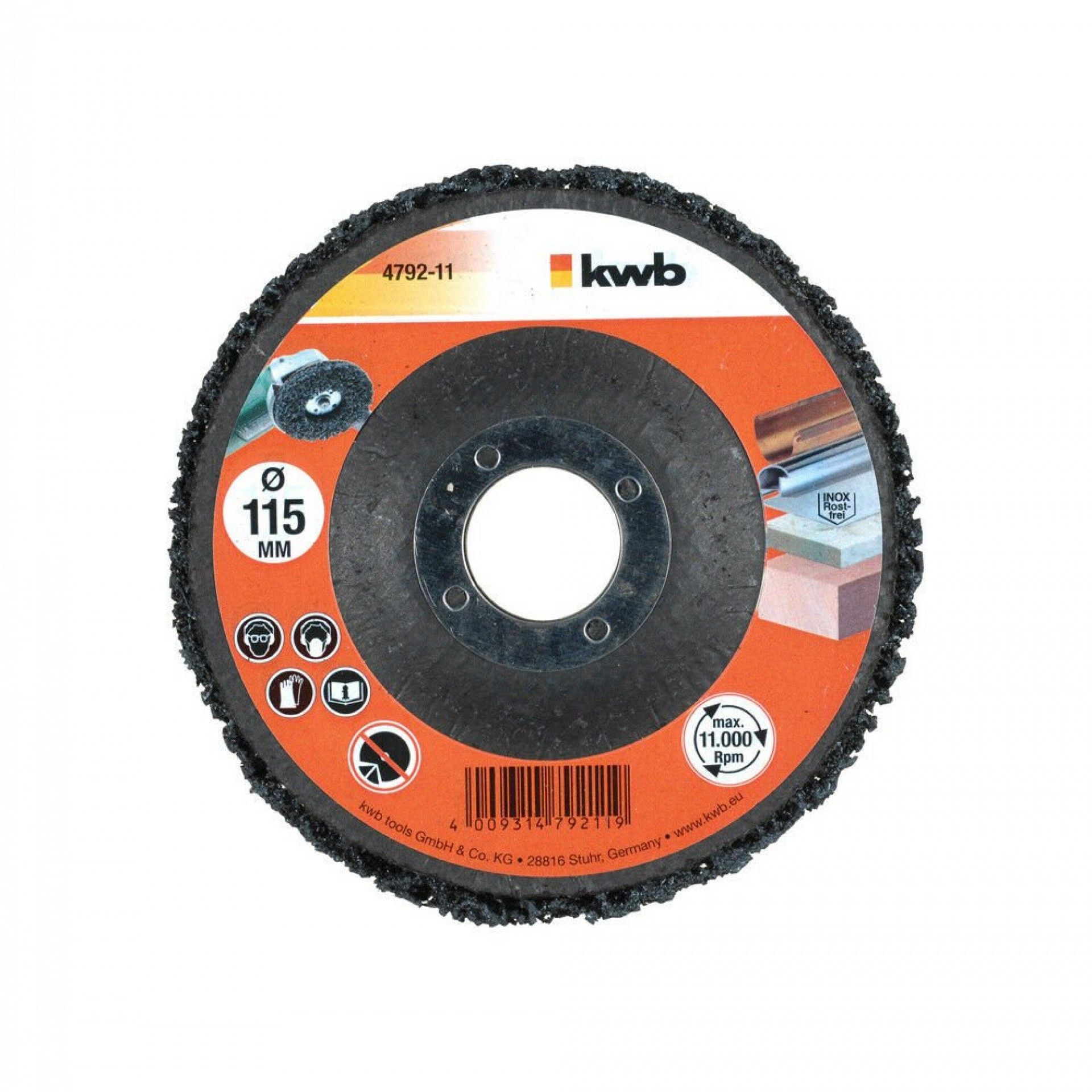 DISCO ABRASIVO CARBONO 115MM KWB